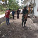 Satgas TMMD 110 Bojonegoro Melaksanakan Karya Bhakti Di Masjid Nurul Huda