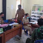 Satgas TMMD 110 Bojonegoro Dampingi Perangkat Desa Koordinasi Dengan Disdukcapil