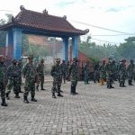 Satgas TMMD 110 Bojonegoro Tiga Matra Laksanakan Apel Pagi