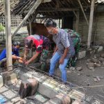 Kerjakan Program Aladin, Bukti Cinta TNI Dalam Program TMMD 110 Bojonegoro