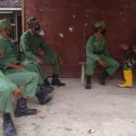 Satgas TMMD 110 Bojonegoro Berikan Pembinaan Linmas Jatimulyo