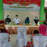 Dinkes Bojonegoro, Berikan Sosialisasi Prokes Dilokasi TMMD 110 Bojonegoro