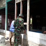 TMMD 110 Bojonegoro, Rumah Warga Sasaran Program Aladin, Di Pasang Bata Hebel