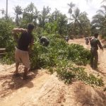 Satgas TMMD 110 Kodim 0415/BTH Kondisikan Pohon Tumbang