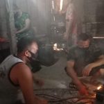 Di Dapur Mbak Putri, Satgas TMMD 110 Kompak siapkan Makan Siang