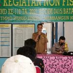 Kades Sungai Terap Dukung Sosialisasi Bahaya Paham Radikalisme dan Kamtimbas oleh Satgas TMMD 110 Kodim 0415/BTH