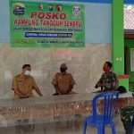 Dilokasi TMMD, Dinas Perpustakaan Bojonegoro Bersama Pemdes Jatimulyo Dan Satgas Gelar Koordinasi