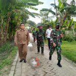 Dansatgas Bojonegoro Cek Lokasi Pembangunan Jalan Desa Ngrancang-Tambakrejo