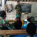 Peduli Pendidikan Agama, Satgas TMMD Kodim Bojonegoro Ngajar Ngaji TPQ Nglambangan