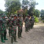 Rencanakan Target Pekerjaan Tepat Waktu, Satgas TMMD Bojonegoro Rutin Laksanakan Apel Pagi