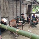 Inilah Asyiknya Makan Bersama Satgas TMMD Kodim Bojonegoro Dan Masyarakat