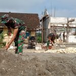 Satgas TMMD 110 Kodim Bojonegoro, Kebut Pembangunan Gedung SD Ngrancang