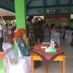 Satgas TMMD Kodim Bojonegoro Melaksanakan Pendampingan Giat Posyandu