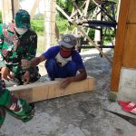 Karya Bakti, Satgas TMMD Kodim Bojonegoro Rakit Tiang Mushola