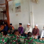 Satgas TMMD 110 Kodim 0415/BTH Hadiri Isra Mi’raj di Langgar Raudhatul Muttaqin Sungai Terap