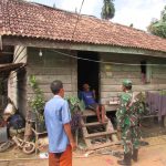 Dan SSK Kapten Inf Rilman Tinjau Rumah Warga yang akan Dibedah