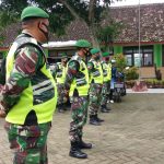 Satgas TMMD 110 Kodim Bojonegoro Apel Gladi Pasukan