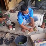 Keakraban, Satgas TMMD Kodim Bojonegoro Jagong Sore Bareng Warga