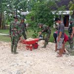 Tak Mau Kalah, Serka (K) Ayu Juga Terjun Langsung Dukung TMMD Kodim Bojonegoro