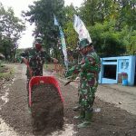 Satgas TMMD Kodim Bojonegoro Ratakan Jalan Desa Jatimulyo Tambakrejo