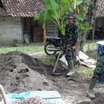 Manual, Satgas TMMD Kodim Bojonegoro Aduk Bahan Material Bangunan Program Aladin