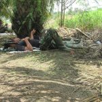 Usai Aktifitas, Satgas TMMD 110 Kodim 0415/BTH Tertidur Pulas