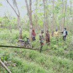 Satgas TMMD Kodim 0415/BTH Bersama Warga Ukur Lahan untuk Pembuatan Jalan