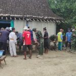 Begini Keakraban Satgas TMMD Kodim Bojonegoro Dengan Masyarakat Desa Ngrancang