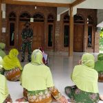 Di Pengajian Ibu-Ibu, Satgas TMMD Kodim Bojonegoro Juga Ingatkan Prokes 5M