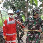 PMI Bojonegoro, Kerahkan Alat Lengkap Spraying Dukung TMMD Tambakrejo