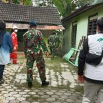 Rumah Singgah Satgas TMMD Kodim Bojonegoro Tak Luput Disemprot Disinfektan