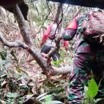 Satgas TMMD 110 Kodim 0415/BTH Bersama Warga Survey 1.8 Km Jalur yang akan Dibuka