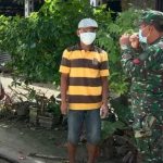 Satgas TMMD Kodim Bojonegoro Serukan Warga Taat Prokes Untuk Cegah Paparan Covid-19