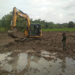 Satgas TMMD Kodim Bojonegoro Kawal Pengerjaan Normalisasi Sungai