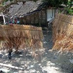 Perbaiki Atap Poskamling, Satgas TMMD Kodim Bojonegoro Bersama Warga Gotong-Royong