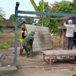 Rumah Warga Tak Mampu Di Tambakrejo, Dibongkar Satgas TMMD Bojonegoro