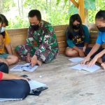 Terbantu Satgas TMMD Kodim Bojonegoro Belajar Secara Online, Ini Kata Anak-Anak Desa Ngrancang