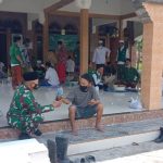Perkuat Ukhuwah Islamiyah, Satgas TMMD Kodim Bojonegoro Ikuti Pengajian