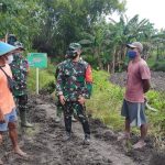 Pengerukan Sungai Ngrancang Ditinjau Dansatgas TMMD Kodim Bojonegoro