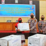Kapolda Aceh Bantu Mesin Jahit Kapada UMKM di Lhokseumawe dan Aceh Utara