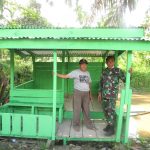 Dua Pos Kamling Telah Diperbaiki oleh Satgas TMMD Kodim 0415/BTH