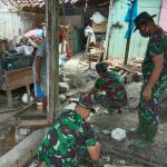 Penuh Ketekunan, Satgas TMMD Bojonegoro Bangun Rumah Warga