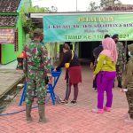 Satuan Tugas TMMD Bojonegoro, Edukasi Warga Jalankan Protokol Kesehatan