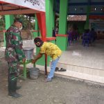 Terapkan Prokes, TMMD Bojonegoro Distribusikan Bantuan Paket Sembako