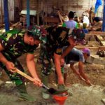 Mugiono Juga Bantu Satuan Tugas Kerjakan Rehab RTLH Aladin TMMD Kodim Bojonegoro