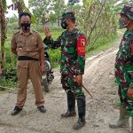 Terus Bergerak, Dansatgas TMMD Bojonegoro Cek Pembuatan Drainase