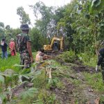 Satgas TMMD Bojonegoro Monitoring Pengerjaan Normalisasi Sungai Ngrancang
