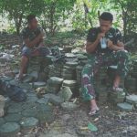 Keakraban Satuan Tugas TMMD Bojonegoro Di Jeda Kegiatan Program