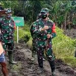 Dansatgas TMMD Bojonegoro Turun Cek Pekerjaan Normalisasi Sungai Ngrancang
