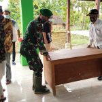 Tak Tinggal Diam, Satuan Tugas TMMD Bojonegoro Ikut Menata Lokasi Pelayanan